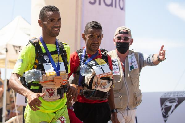 The contenders for the male podium of the 37th MARATHON DES SABLES
